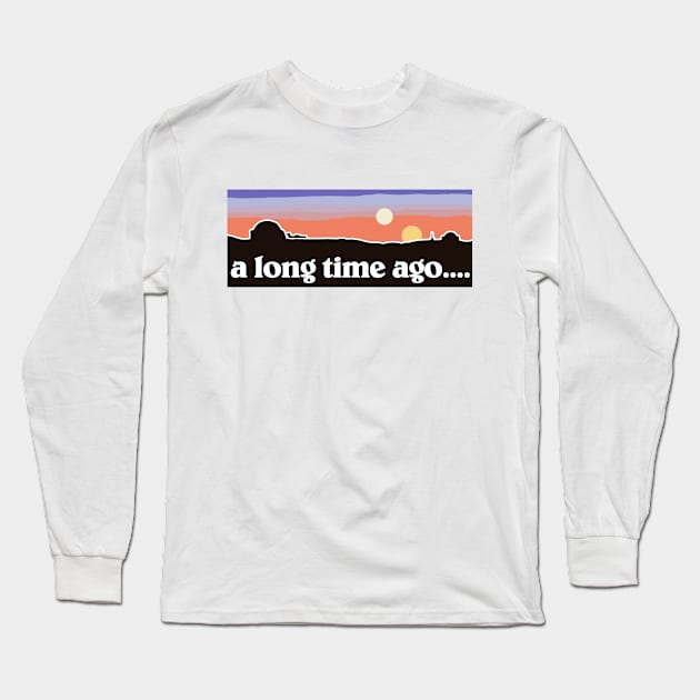 A Long Time Ago... Long Sleeve T-Shirt by Star Wars Express